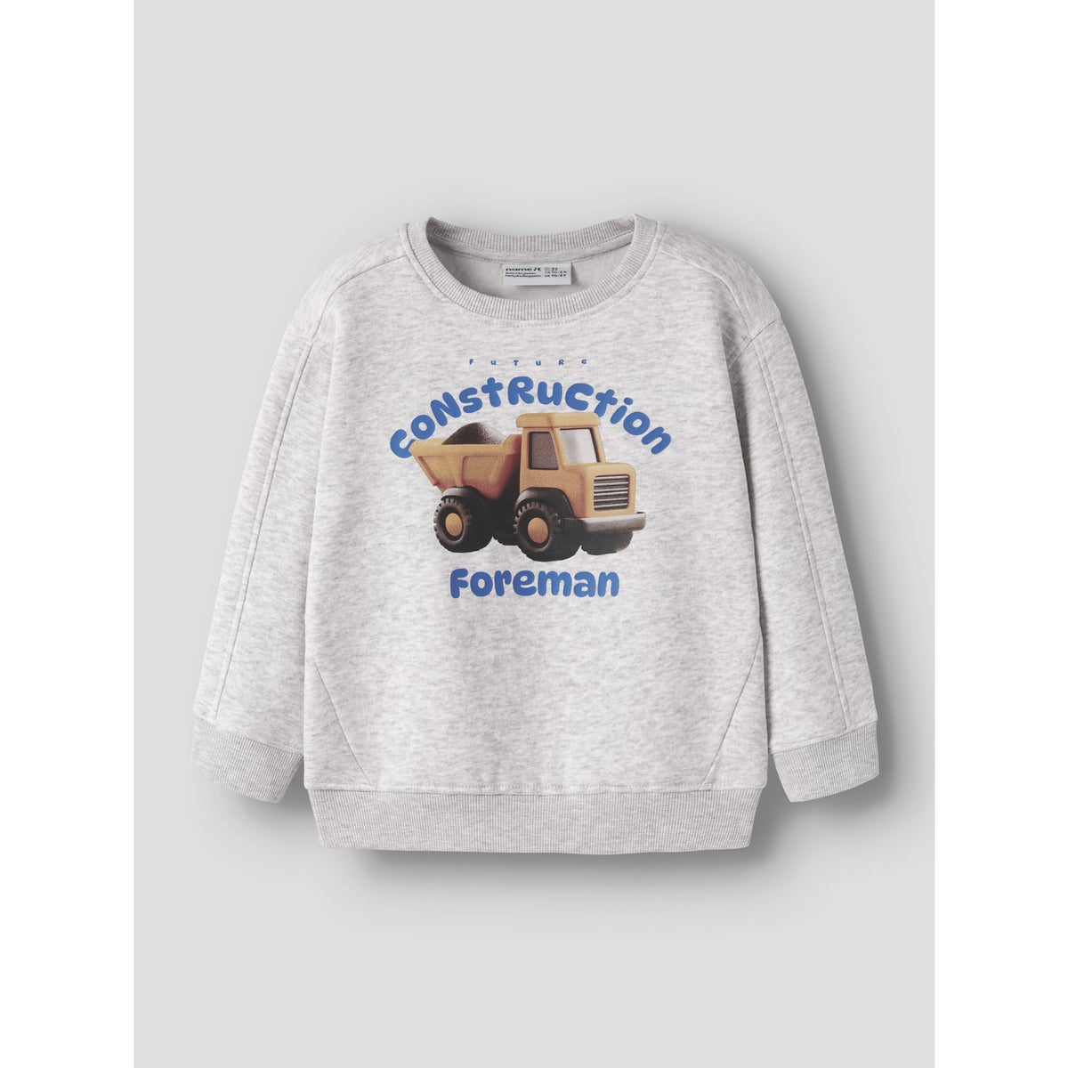 Name It Light Grey Melange Nmmonikkel Ls Rlx Swe Bru Bf