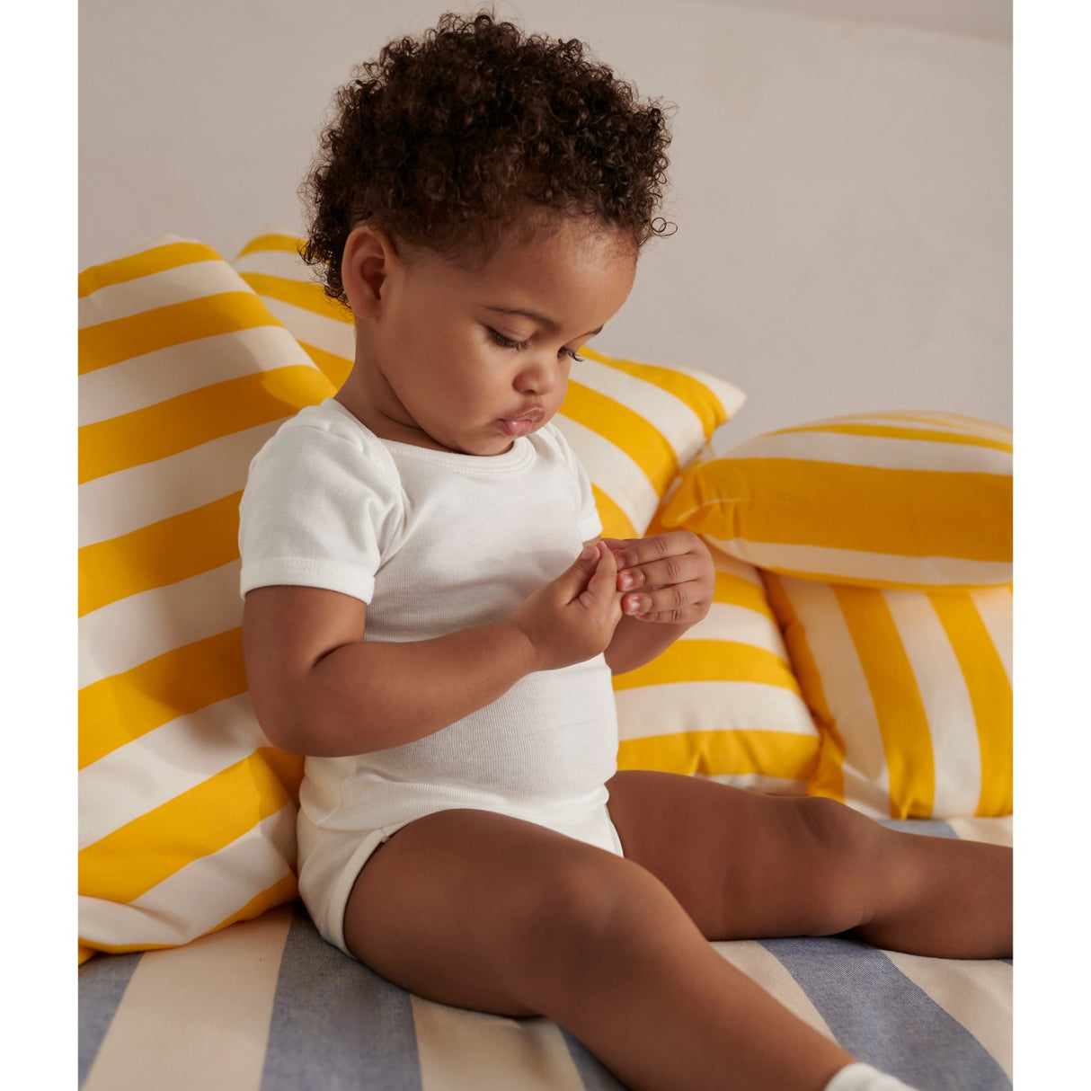Petit Bateau White Kortærmet Body 2-Pak