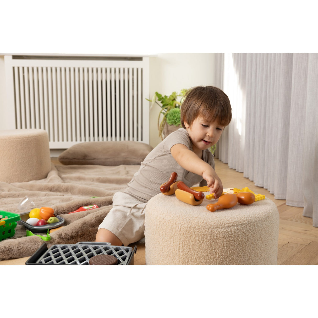 Dantoy Mixed Colours Classic Playfood-Sæt, 83 Dele