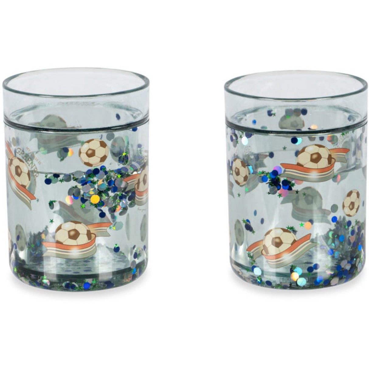 Konges Sløjd Off White/Kick It 2 Pak Glitter Kopper