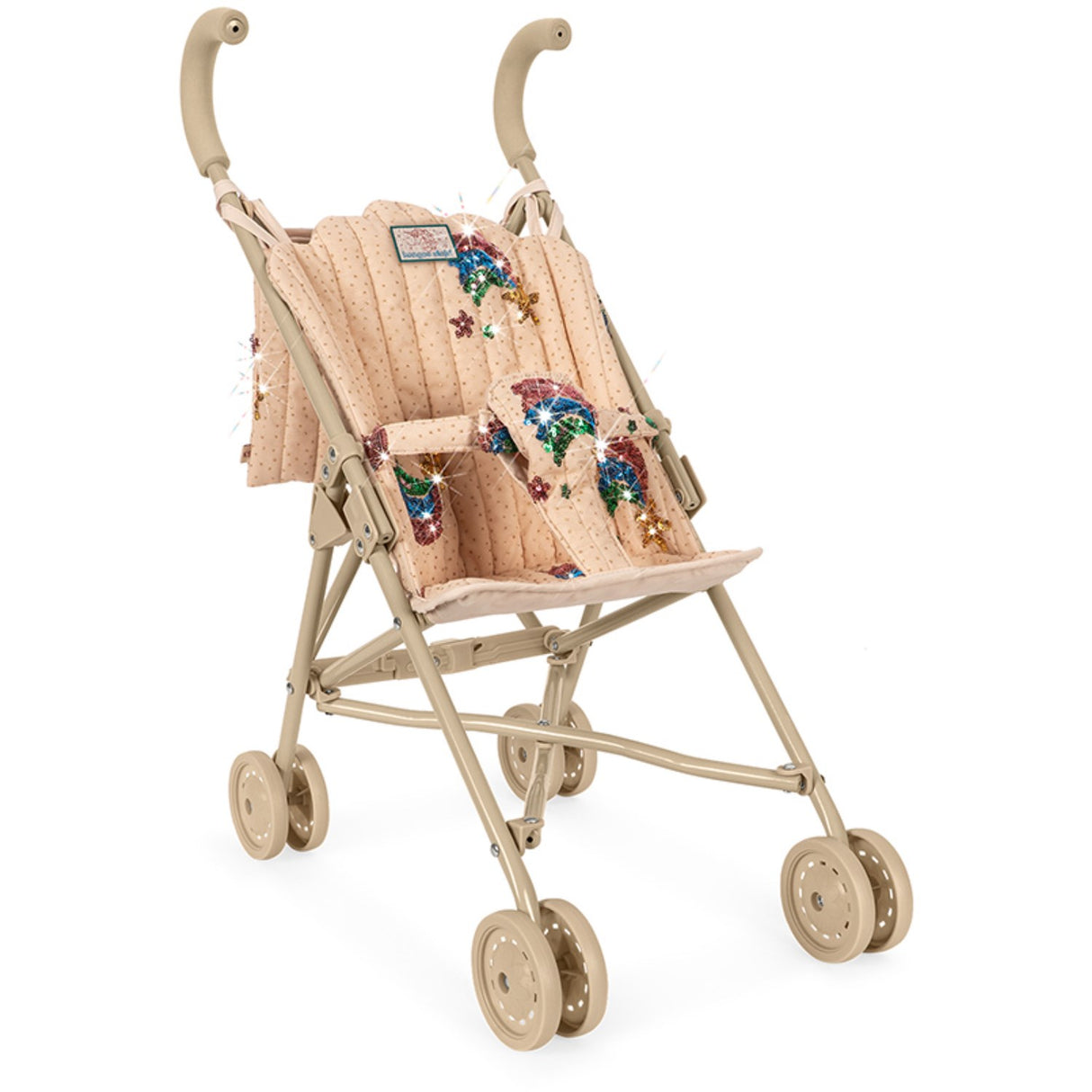 Konges Sløjd Rainbow Star Tyl Dukke Stroller