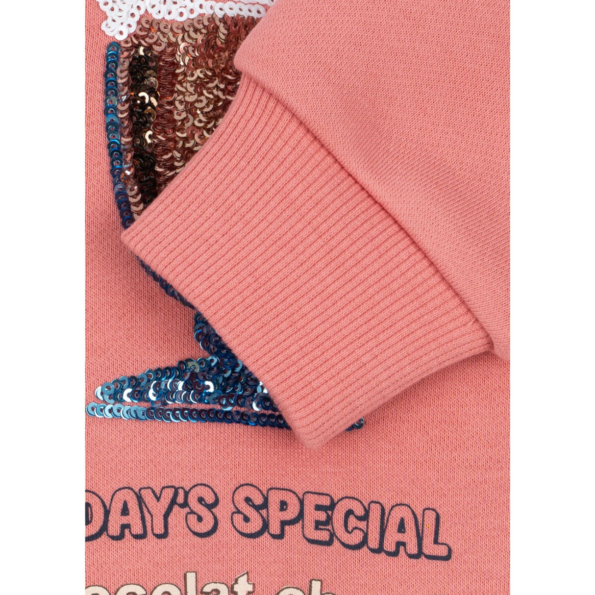 Konges Sløjd Peach Blossom Lou Paliet Sweatshirt Gots