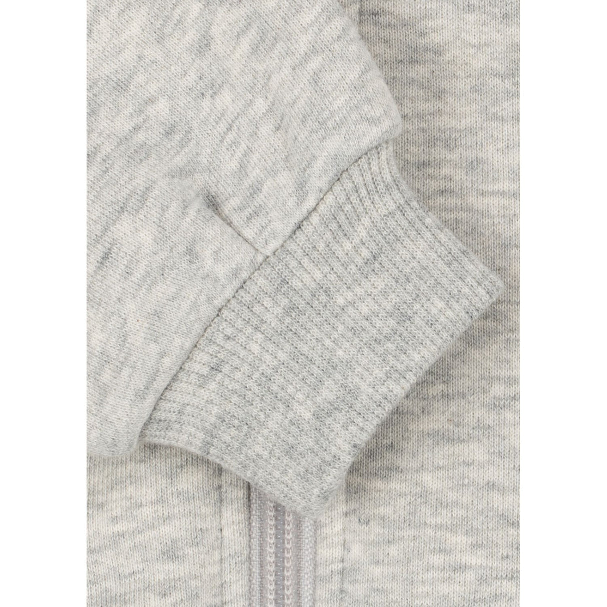 Konges Sløjd Grey Melange Lou Paliet Sweat Zip Hætte Gots