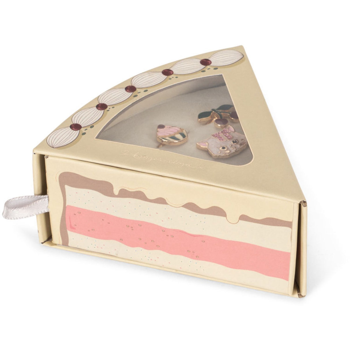 Konges Sløjd Gold Kitty Sweets Ring Sæt 6 Pcs