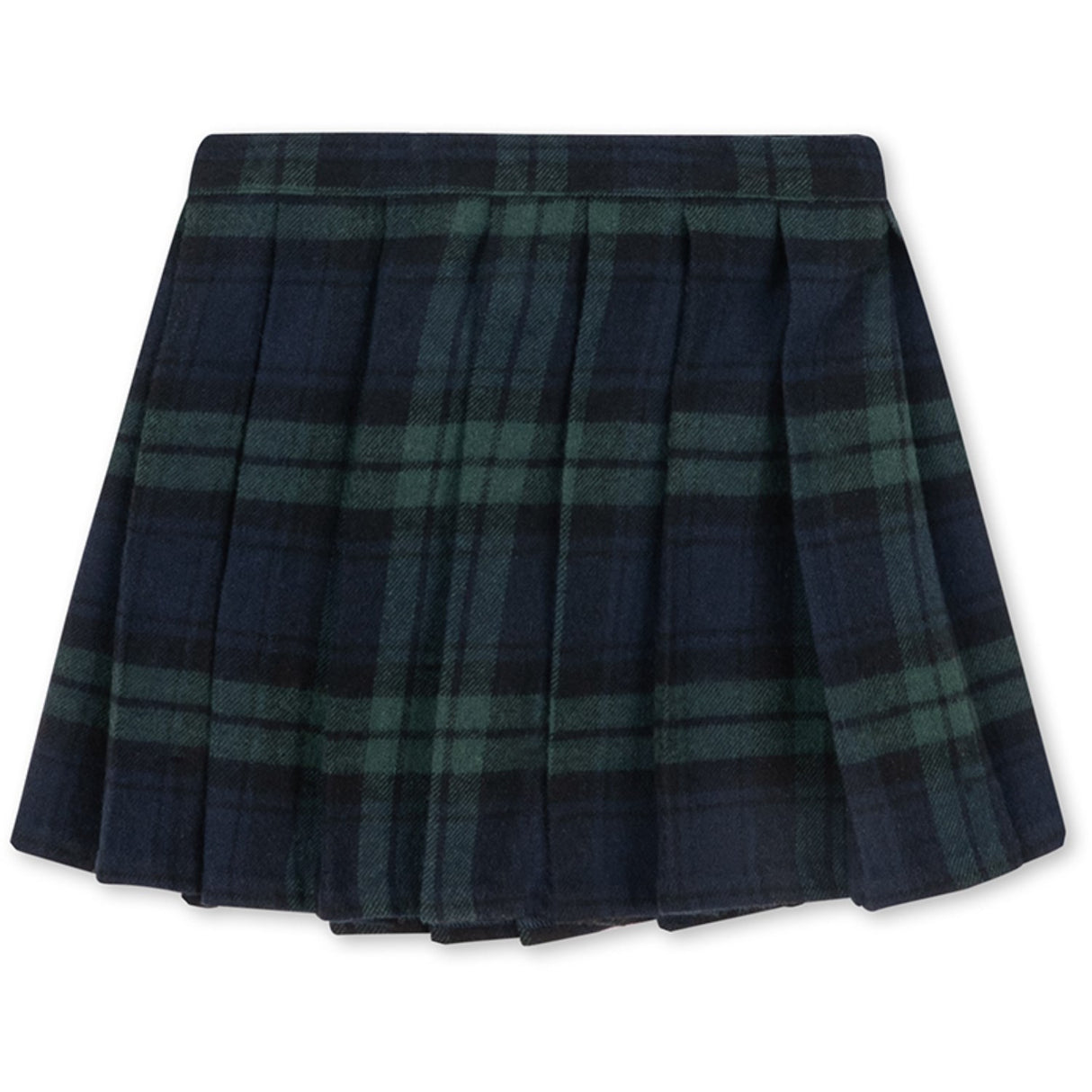 Konges Sløjd Green Check Checky Pleat Nederdel Gots