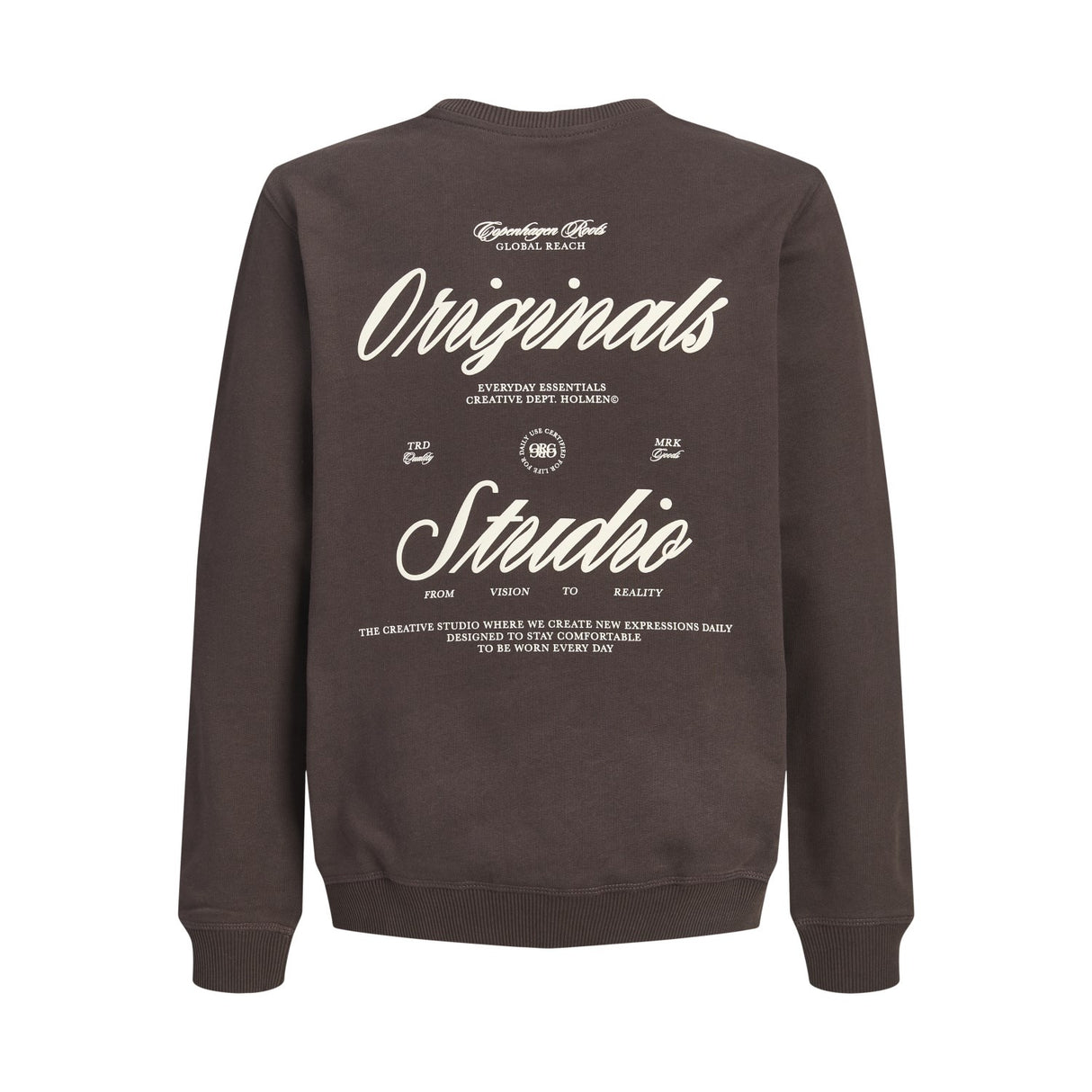 Jack & Jones Junior Java Jornorrebro Typo Back Sweat Cn Jnr