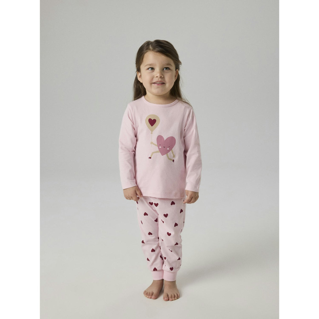 Name It Parfait Pink Nmfnightset Cutie Heart Noos