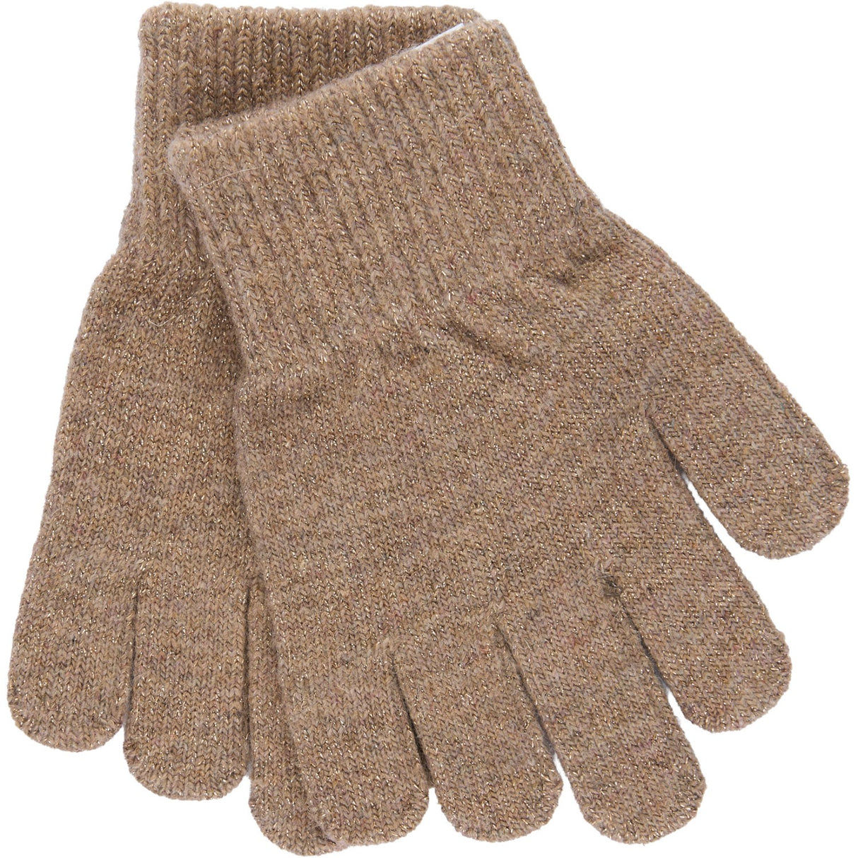 Mikk-Line Rose Melange-Melange Denver-Dark Gray Melange Magic Handsker 3-Pak Med Lurex