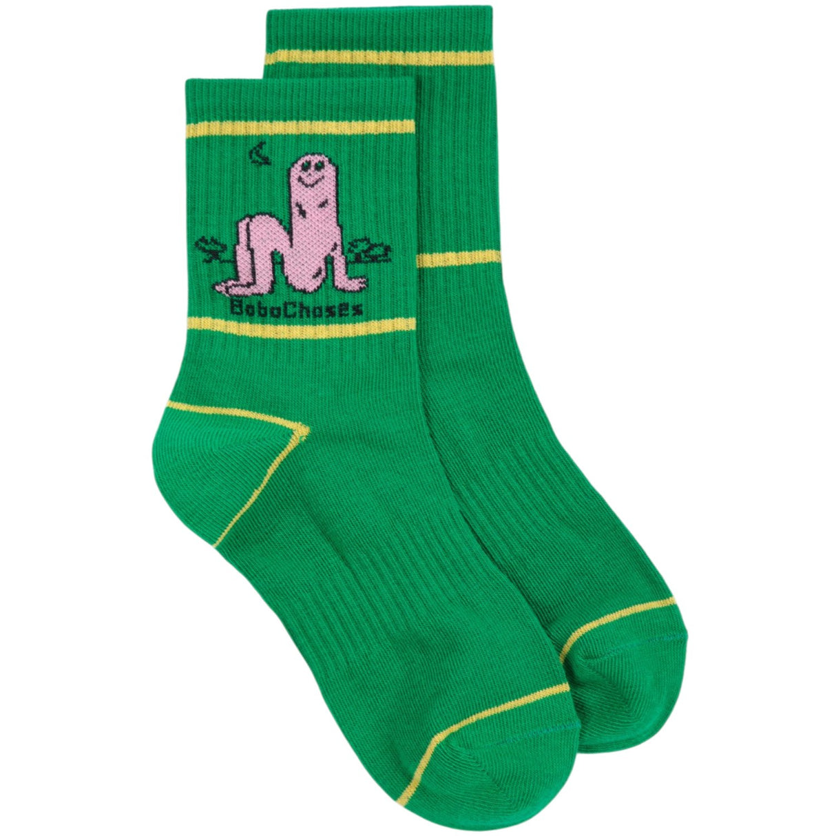 Bobo Choses Green Long Puff Kort Strømper