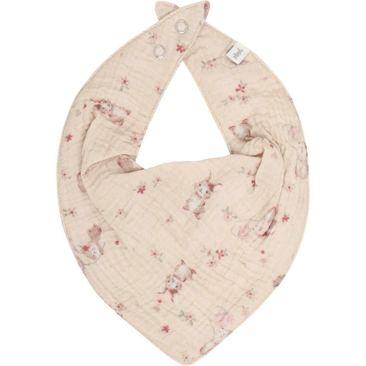 Pippi Rose Tan Savlesmæk Muslin M/ Aop (2-Pack)