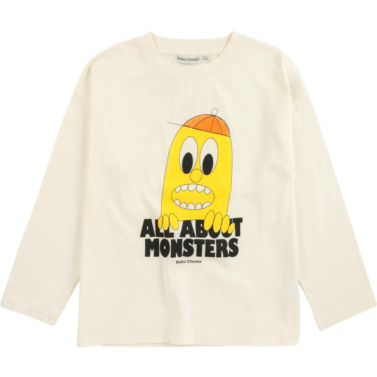Bobo Choses Offwhite Bigtooth Lemon LS T-Shirt