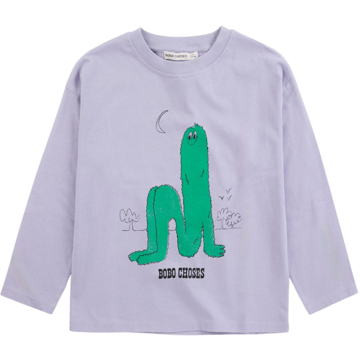 Bobo Choses Lavender Long Puff LS T-Shirt