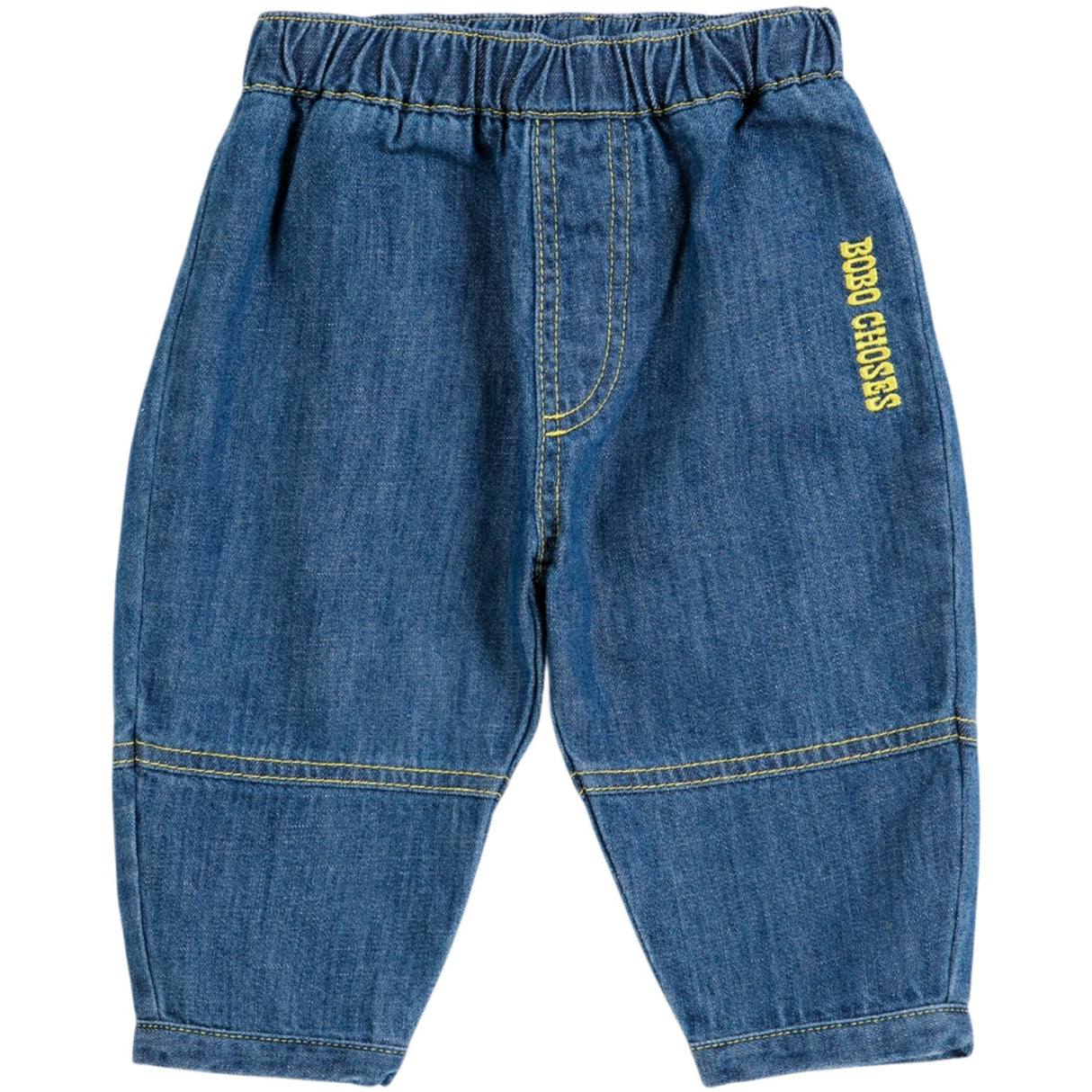 Bobo Choses Midnight Blue Taxi Saurus Tag Denim Bukser