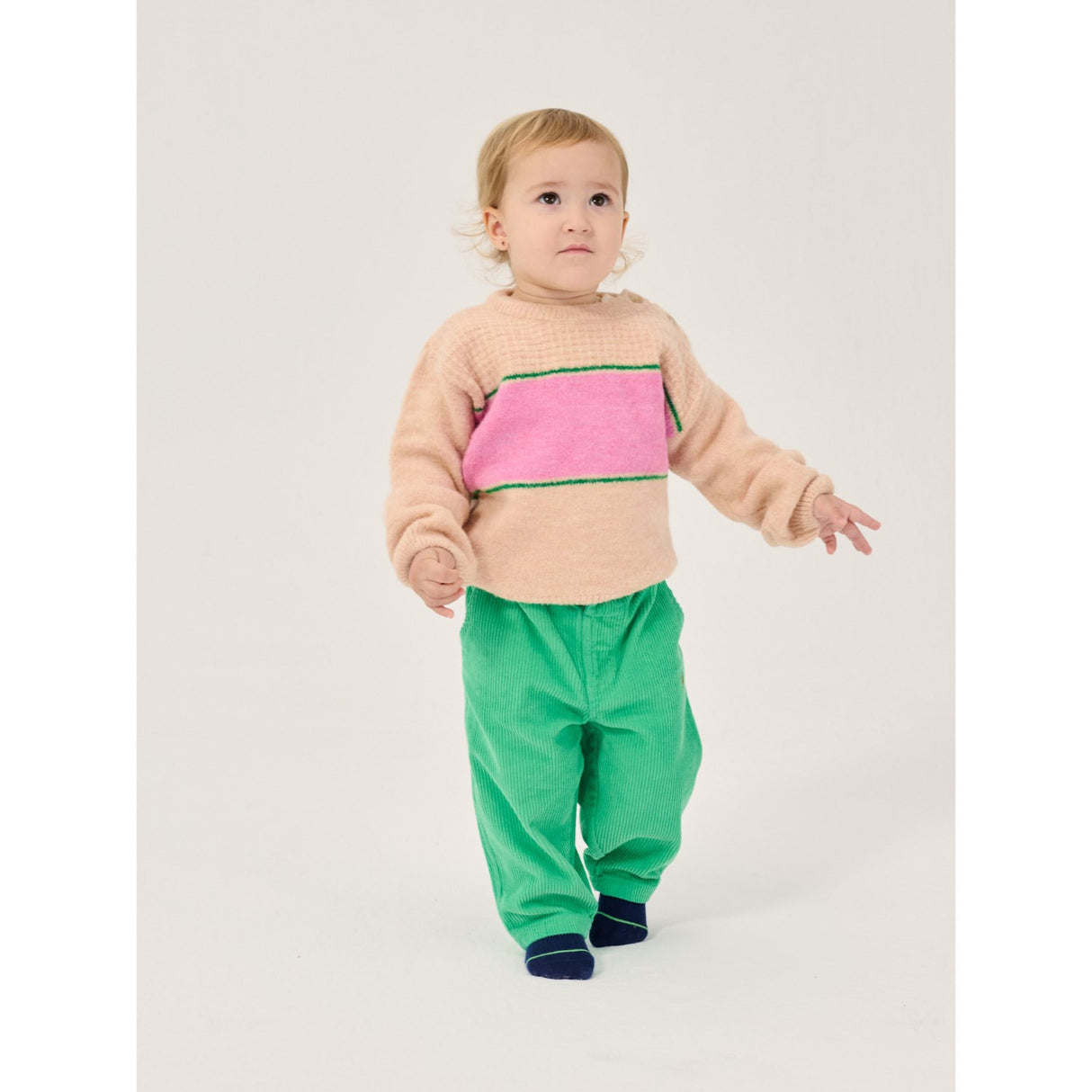 Bobo Choses Green Mush Monsters Duo Corduroy Bukser