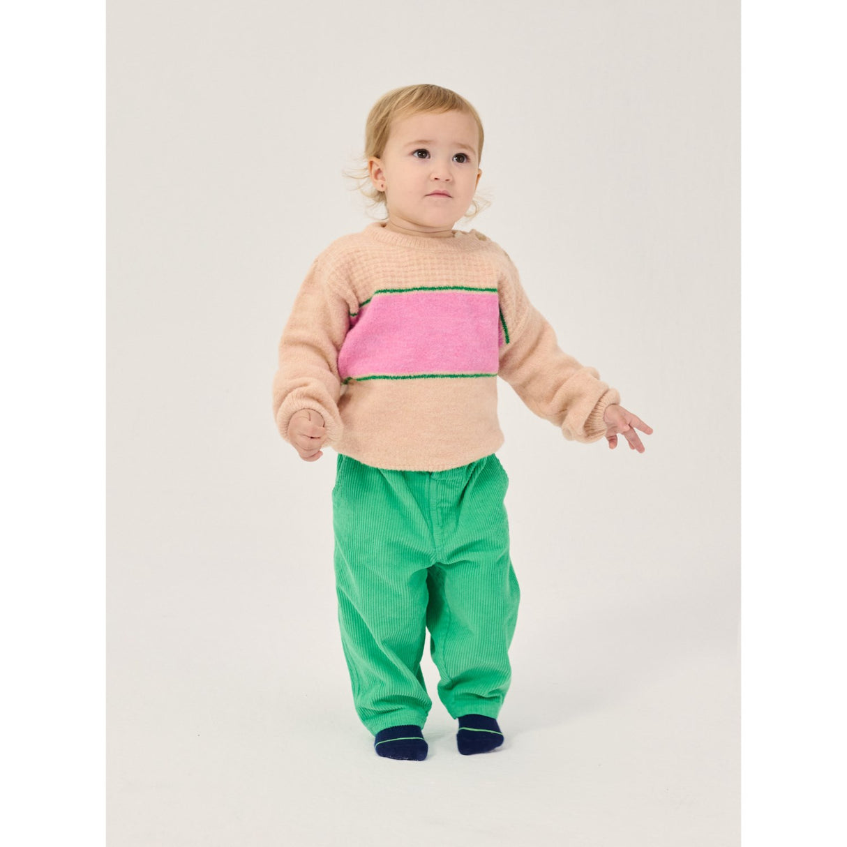 Bobo Choses Green Mush Monsters Duo Corduroy Bukser