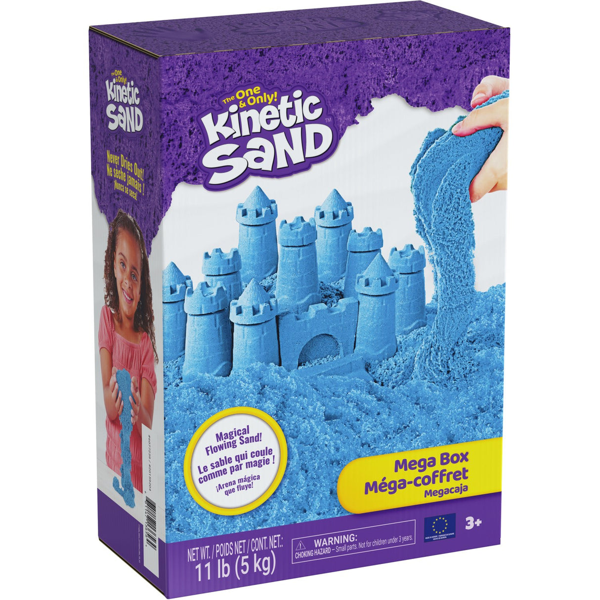 Kinetic Sand Blå Sand 5 Kg