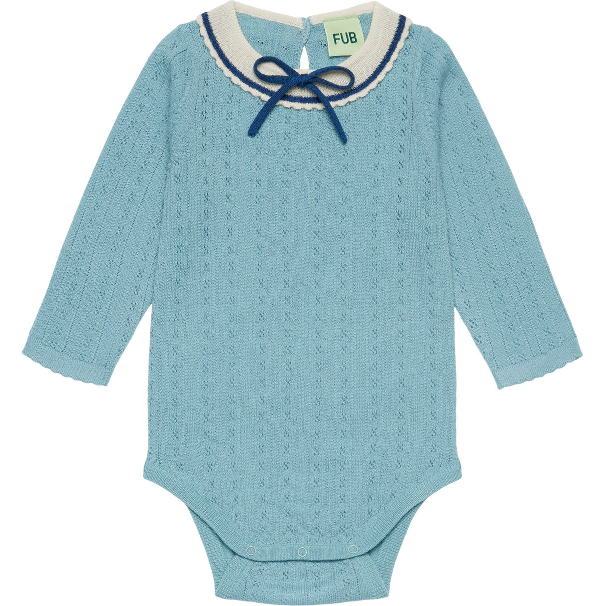 FUB Light Teal Baby Sløjfe Body