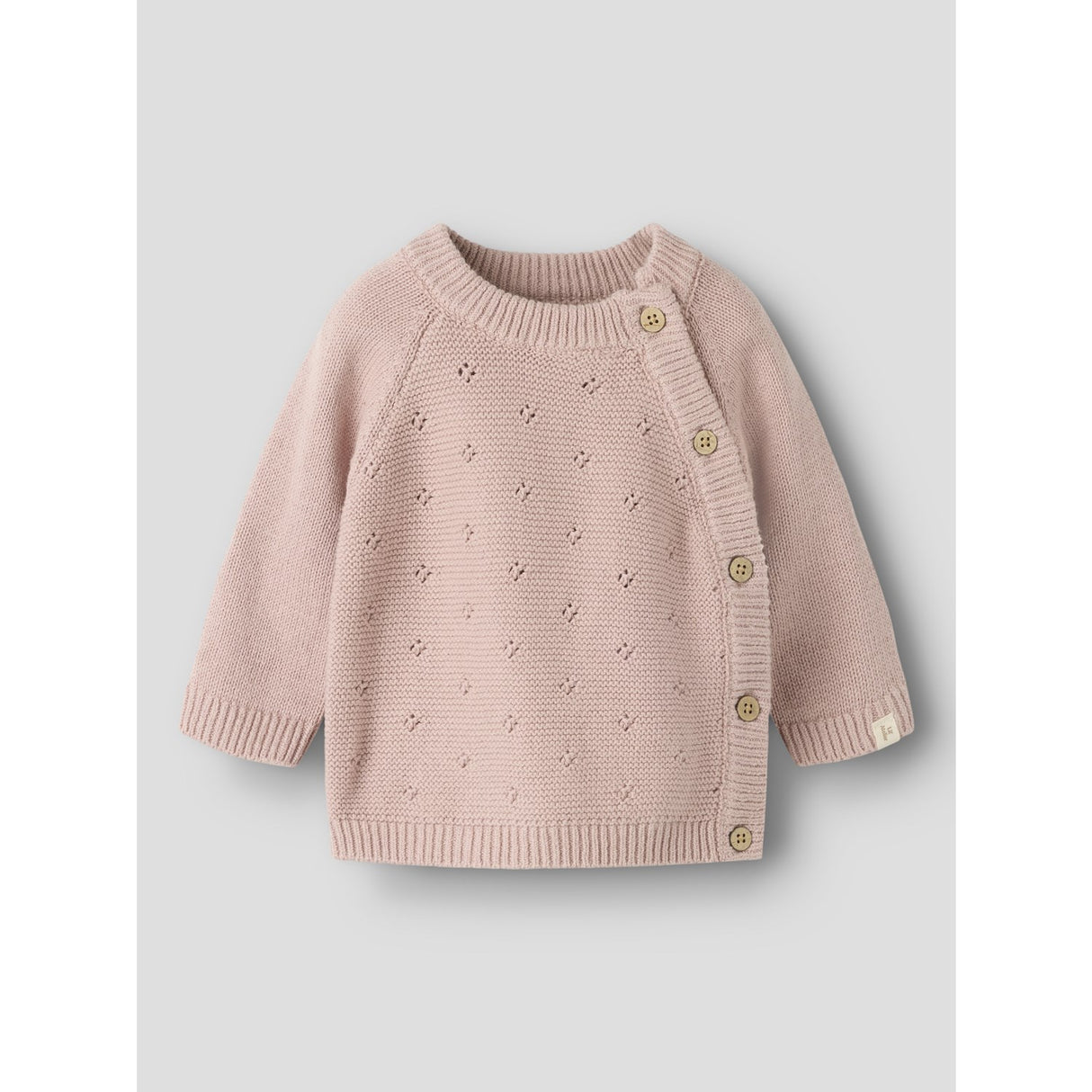 Lil'Atelier Adobe Rose Nbnlaguna Ls Slå-om Strik Lil