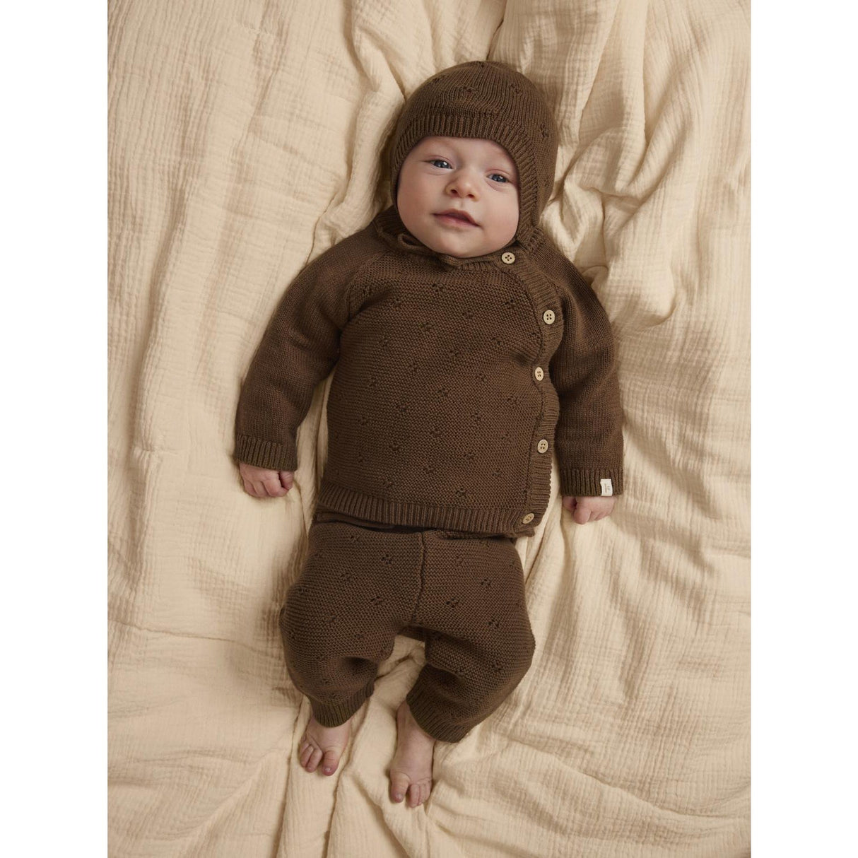 Lil'Atelier Teak Nbnlaguna Strik Bukser Lil
