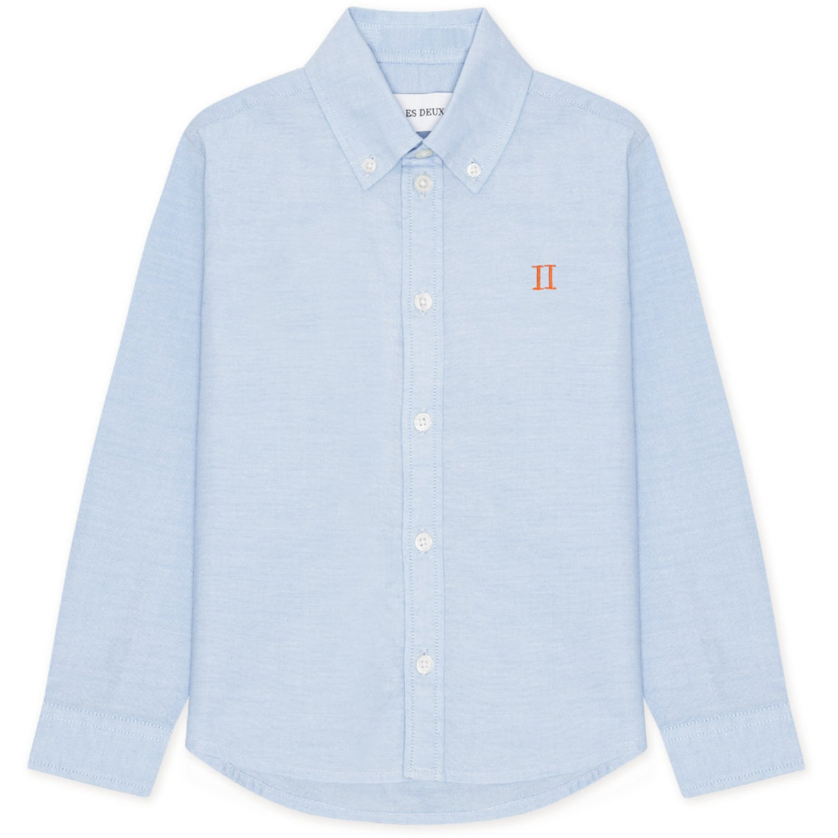 Les Deux Kids Light Blue Core Contrast Oxford Skjorte Kids