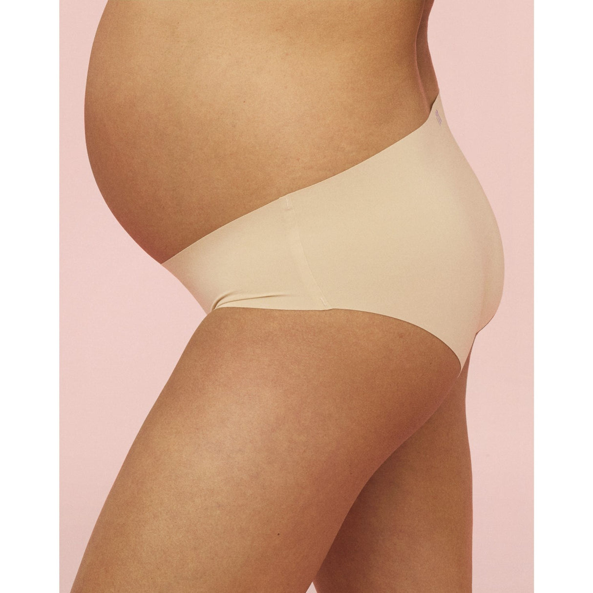 momkind Sand Ultra Seamless Under Belly Briefs, 2-Pak