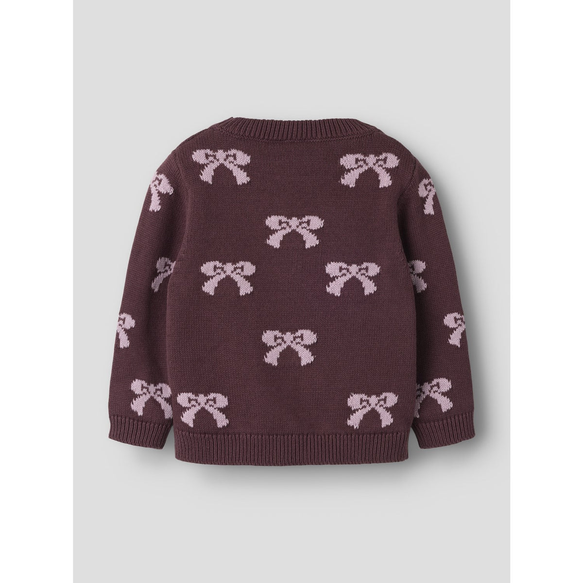 Name It Catawba Grape Mauve Shadows Bow Nmfrekka Ls Strik