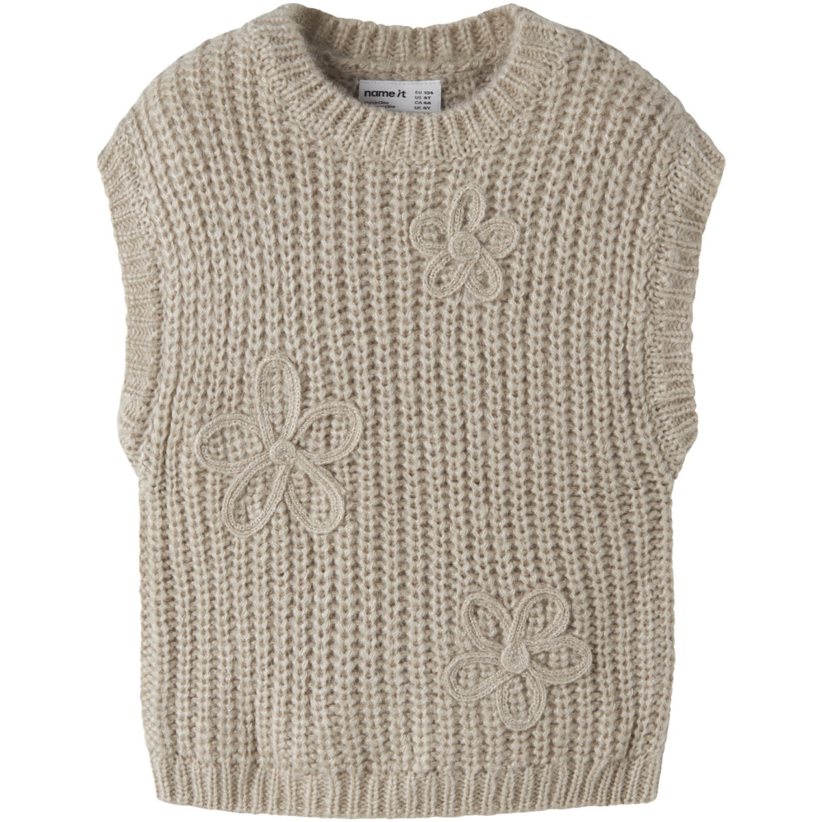 Name It Peyote Melange Nmfrina Strik Vest