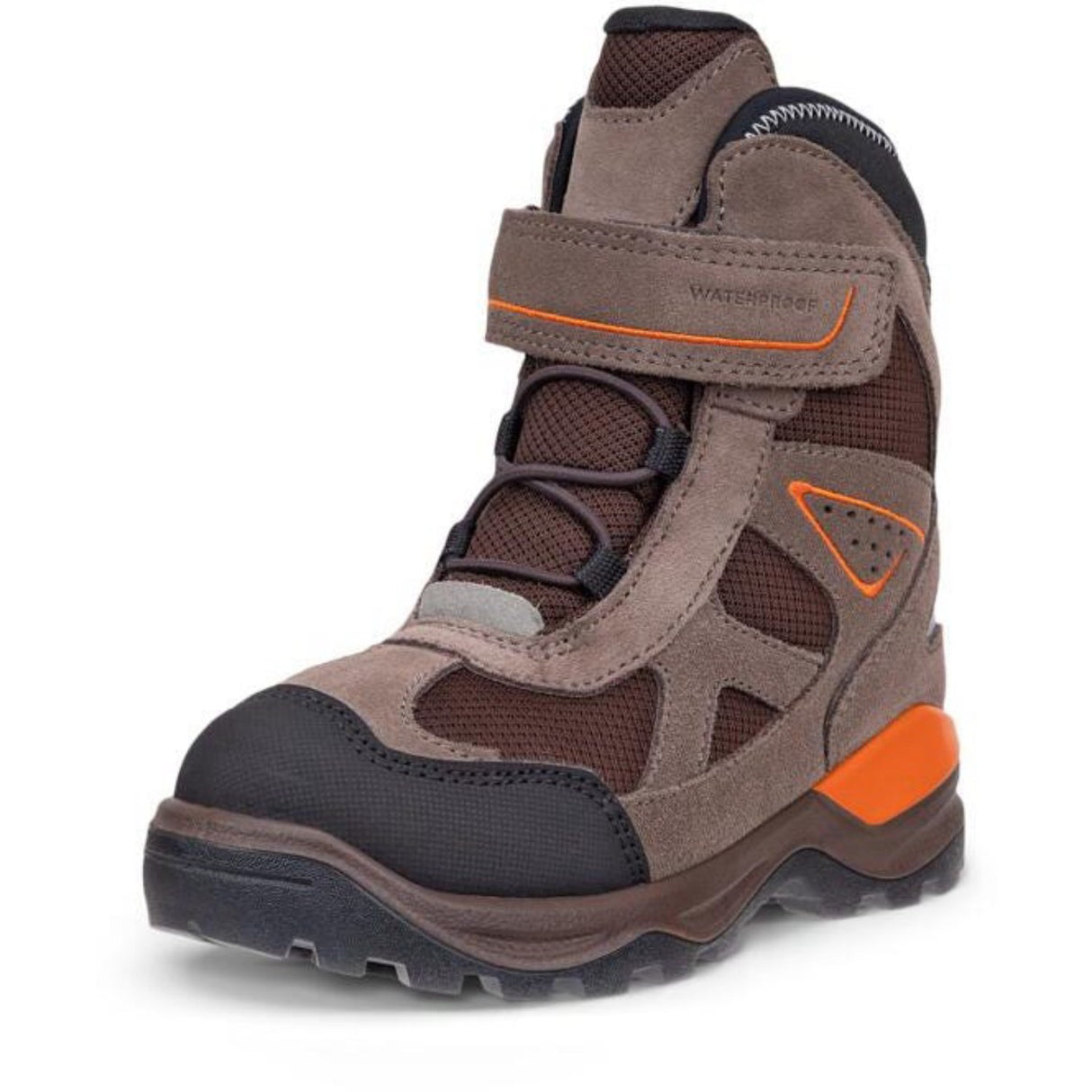 Ecco Black/Marron/Mocha Snow Mountain K 1S Lace