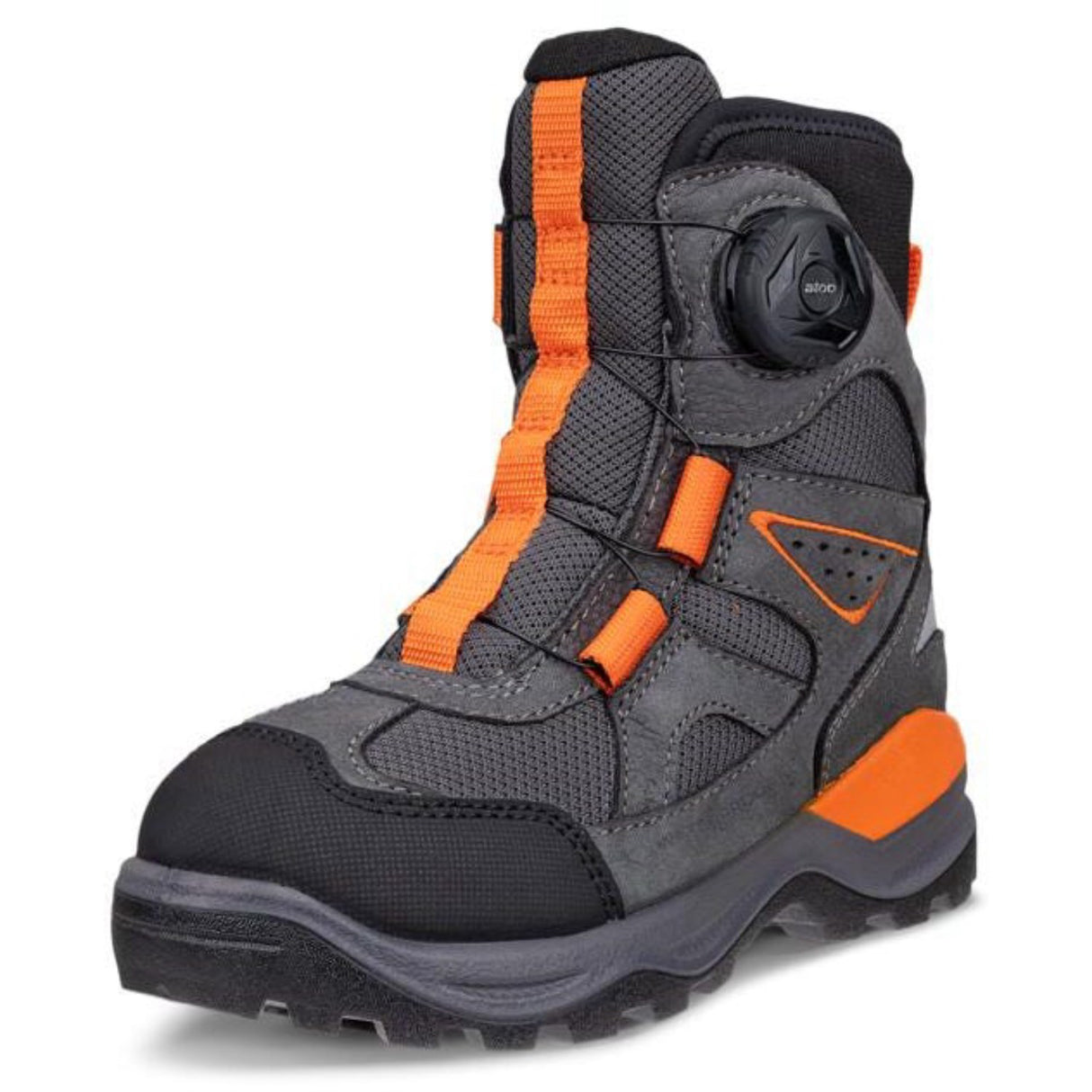Ecco Black/Magnet Snow Mountain Side Atop