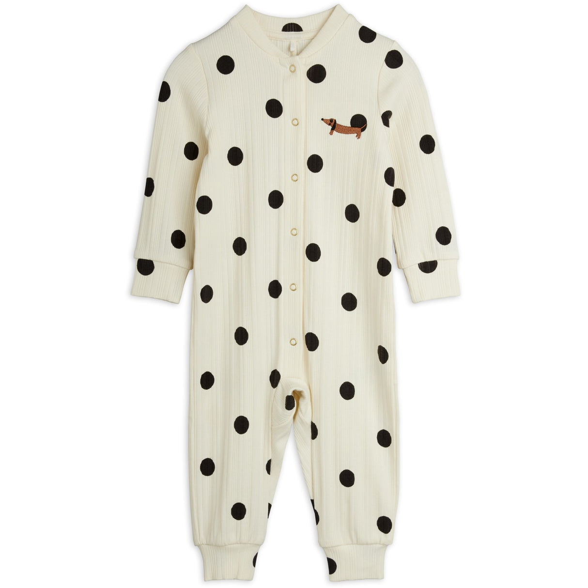 Mini Rodini Off-White Dots AOP Dog Buksedragt