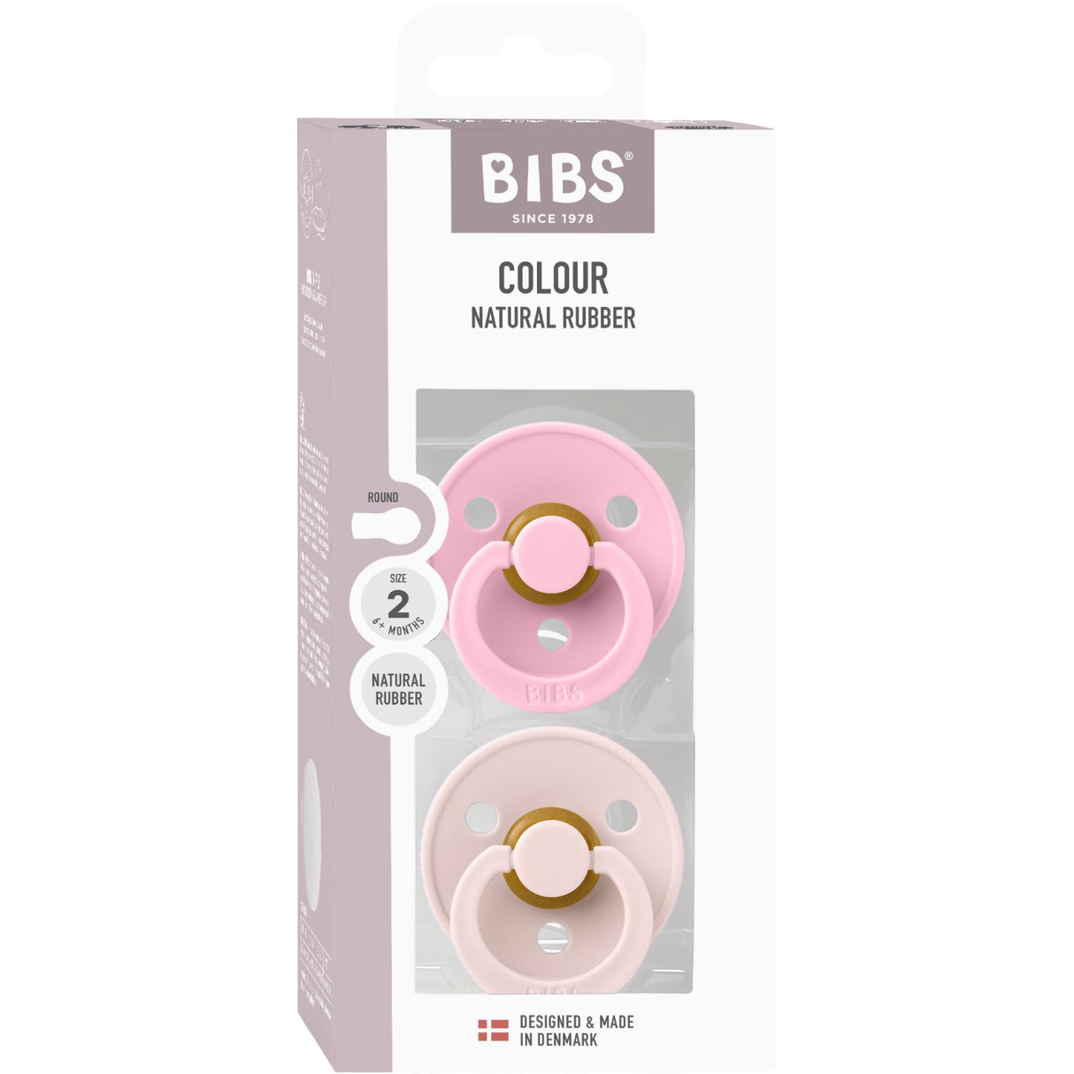 Bibs Petal / Baby Pink Sut Colour 2-Pak Latex