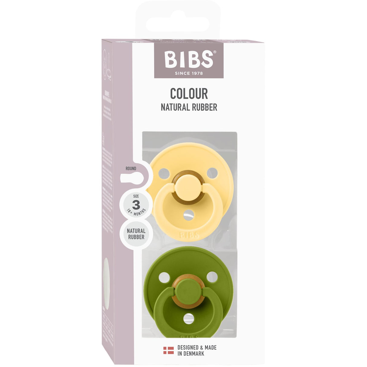 Bibs Pale Butter / Wasabi Sut Colour 2-Pak Latex