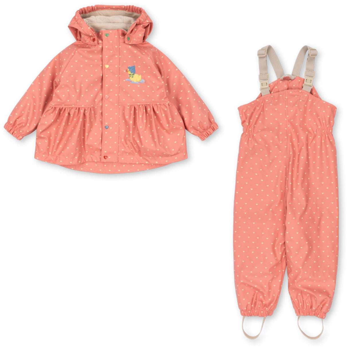 Konges Sløjd Coeur Feathers Rainy Palme Duckling Sæt Girl