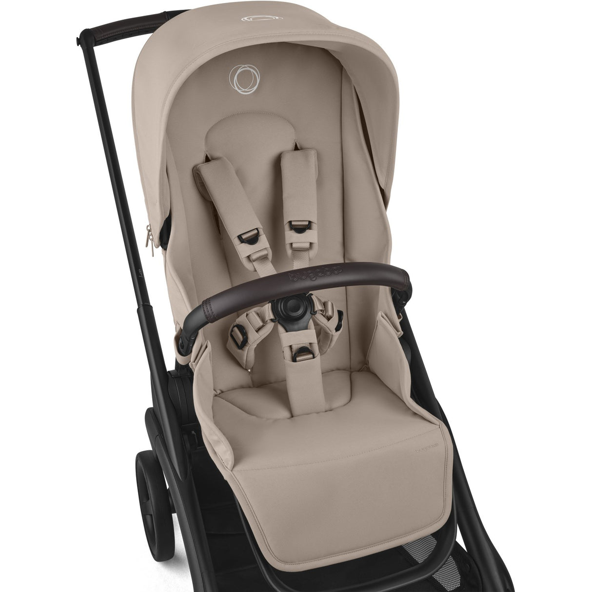 Bugaboo Dragonfly Plus Sæde Complete Black/Desert Taupe-Desert Taupe