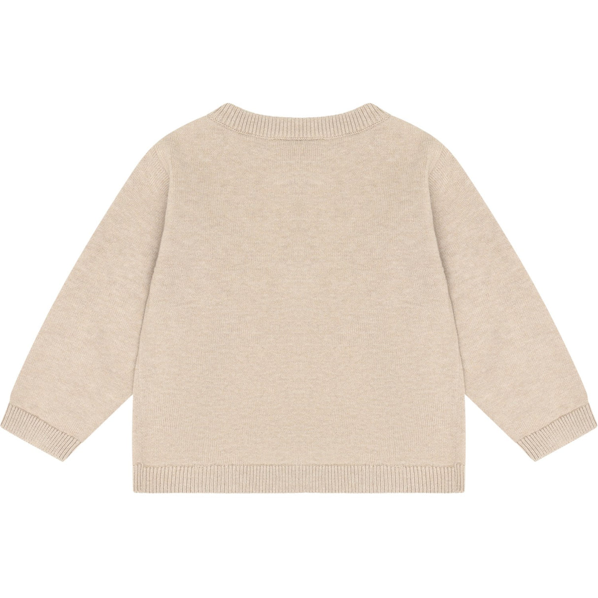 Minymo Beige Melange Cardigan Strik