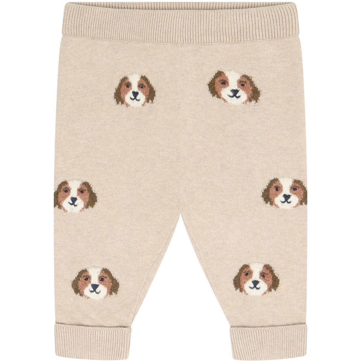 Minymo Beige Melange Bukser Strik