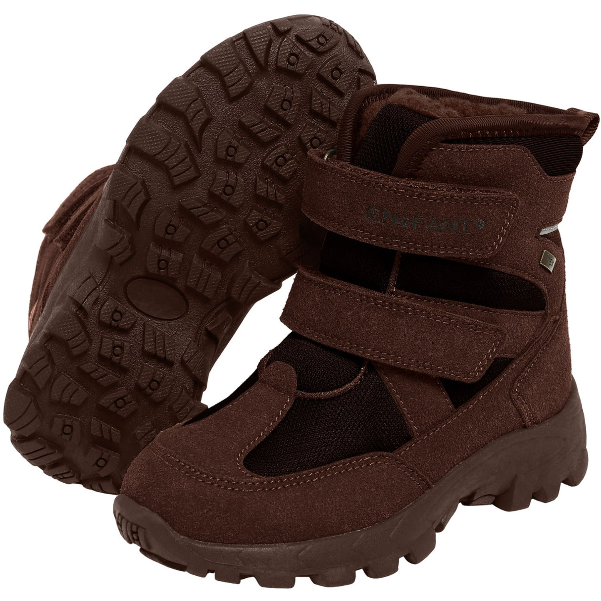 En Fant Chocolate Brown Støvler Velcro Tex
