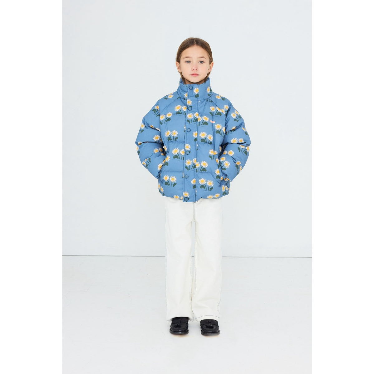 TinyCottons Stone Winter Flowers Kort Vatteret Jakke