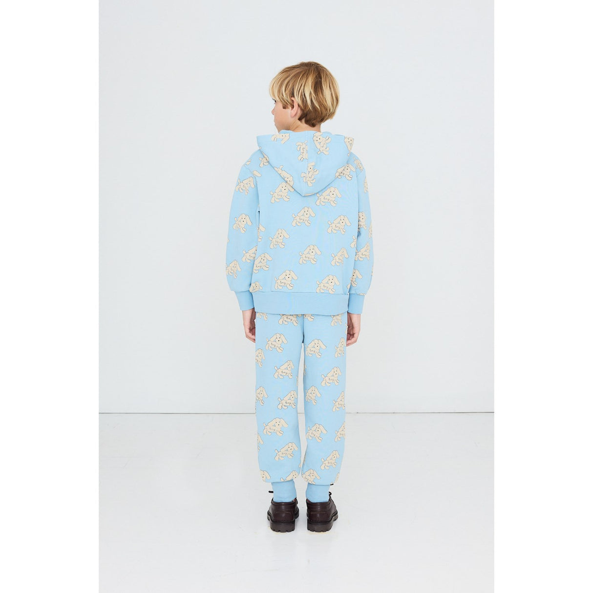 TinyCottons Denim Blue Dogs Hættetrøje