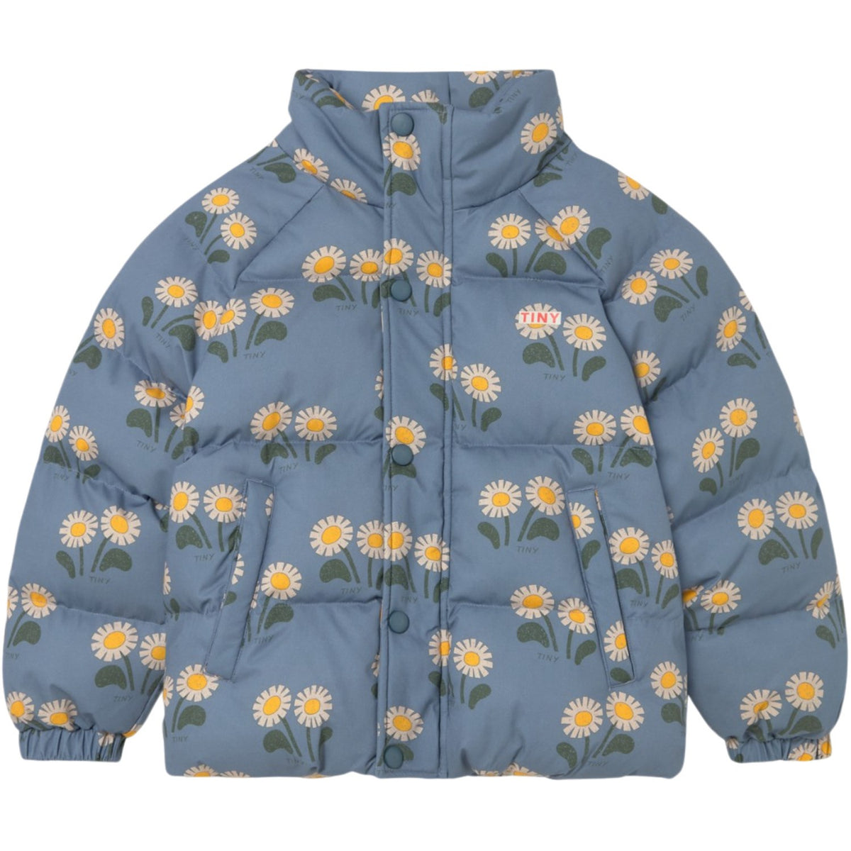 TinyCottons Stone Winter Flowers Kort Vatteret Jakke