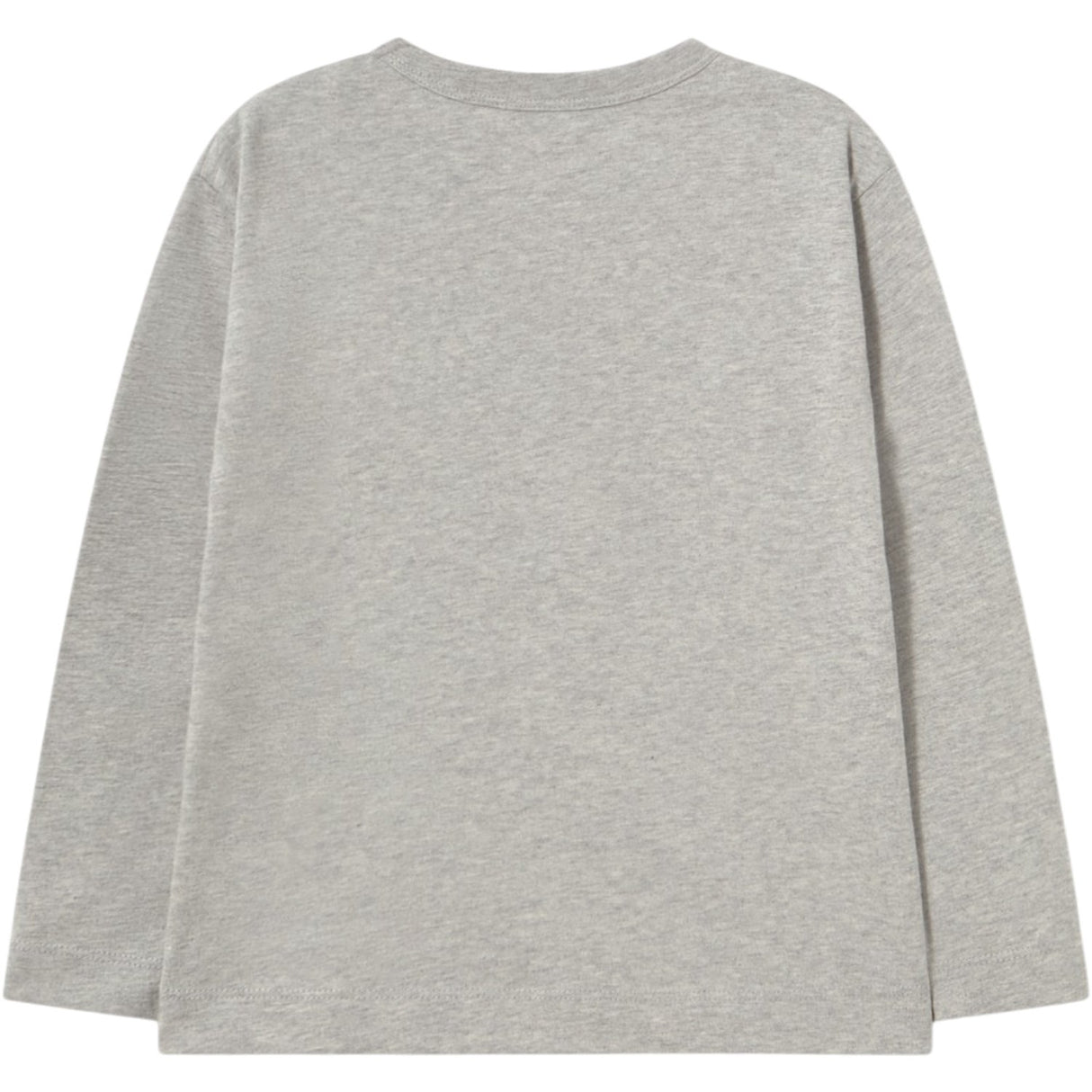 TinyCottons Medium Grey Heather Two Dogs Graphic Sleeve Tee