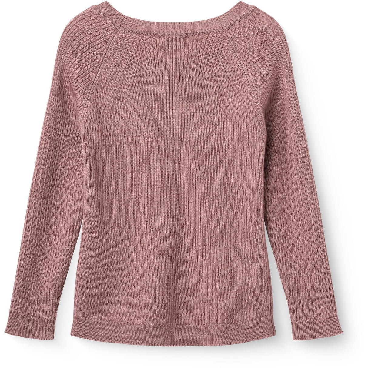 COPENHAGEN COLORS Winter Rose Merino Classic Rib Bluse