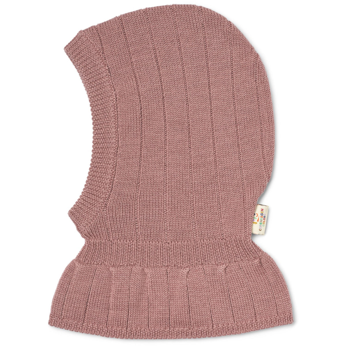 COPENHAGEN COLORS Winter Rose Merino Rib Strikket Elefanthue