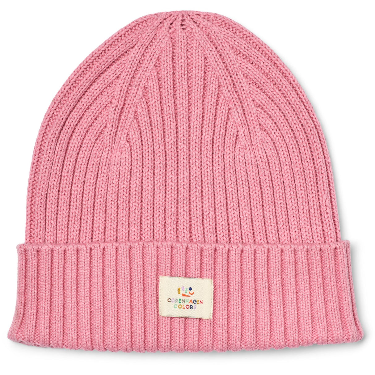 COPENHAGEN COLORS Blossom Pink Bomuld Strikket Classic Beanie
