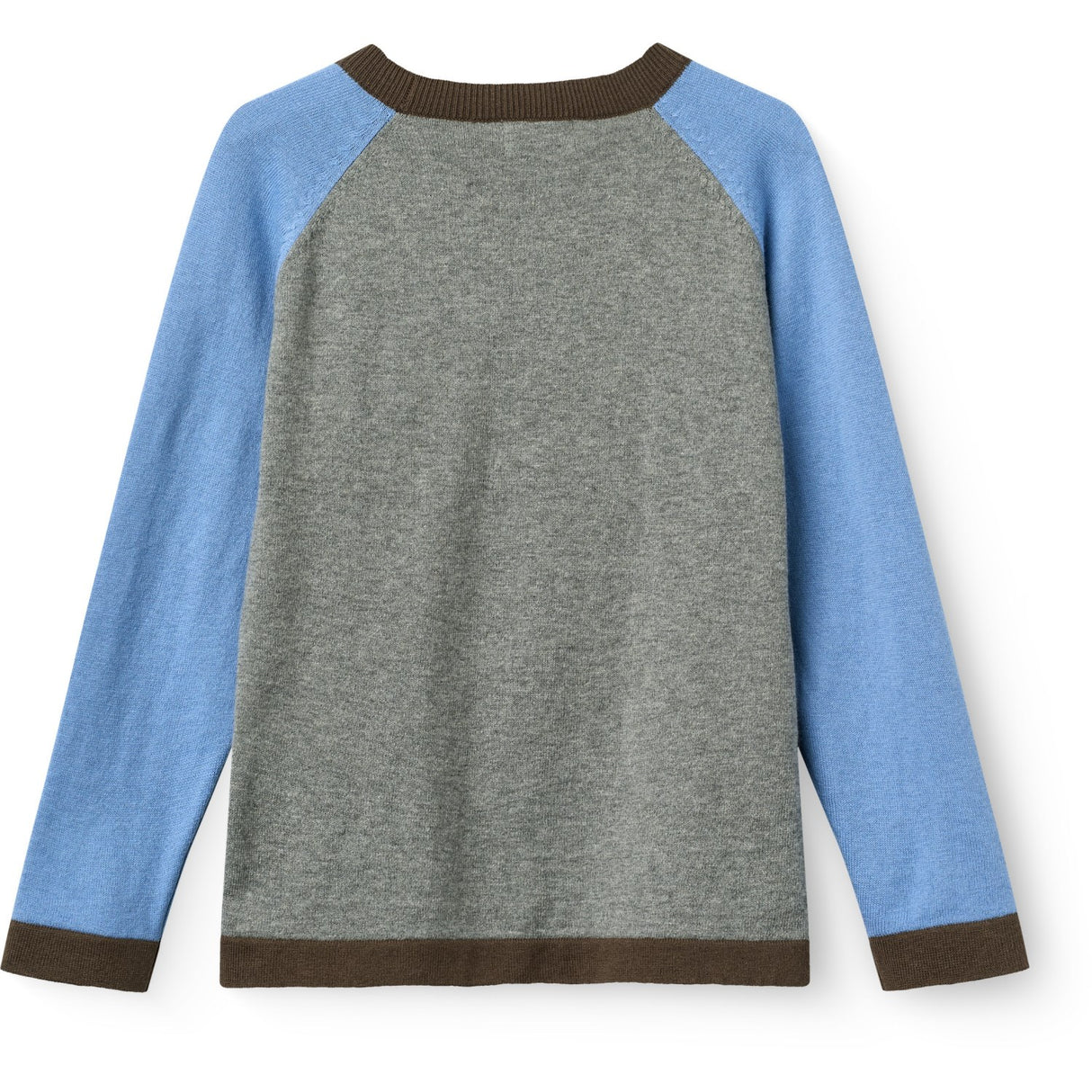 COPENHAGEN COLORS Grey Mel. Comb. Light Strikket Farve Block Bluse