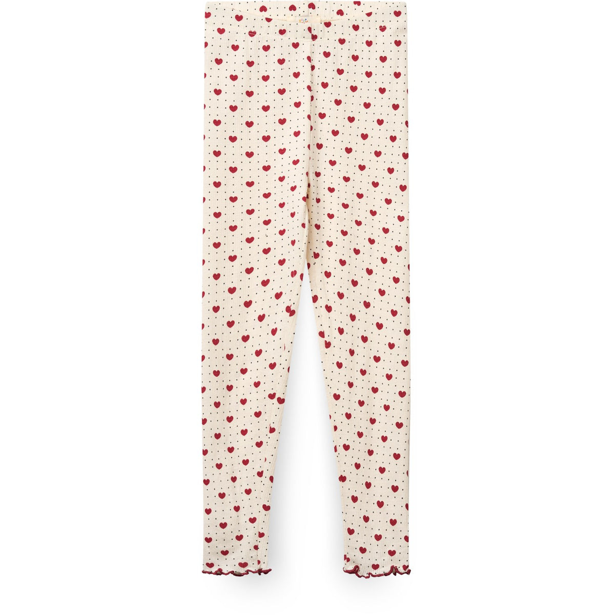 COPENHAGEN COLORS Heart Aop Crepe Leggings