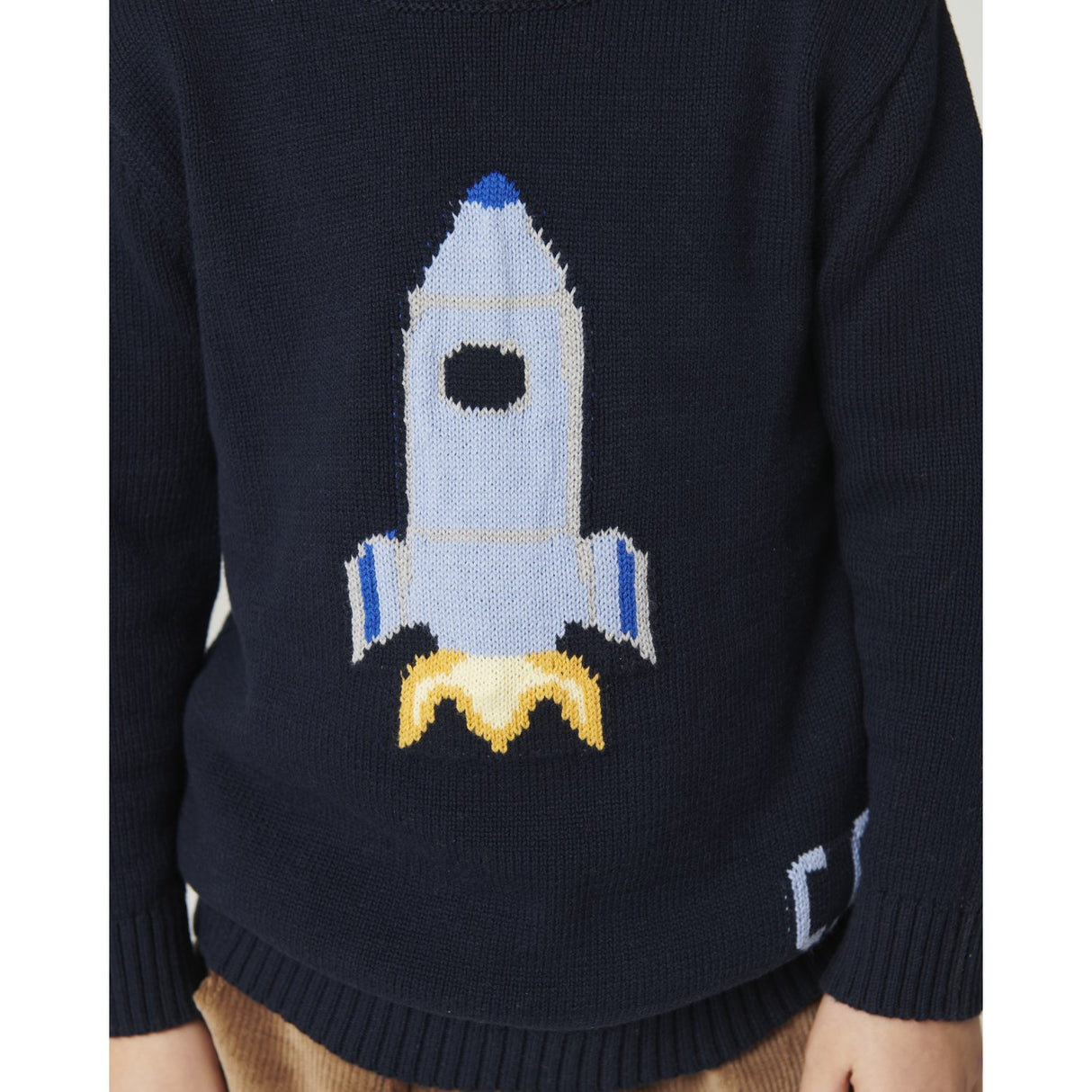 COPENHAGEN COLORS Navy Rocket Comb. Sweater M/ Icon