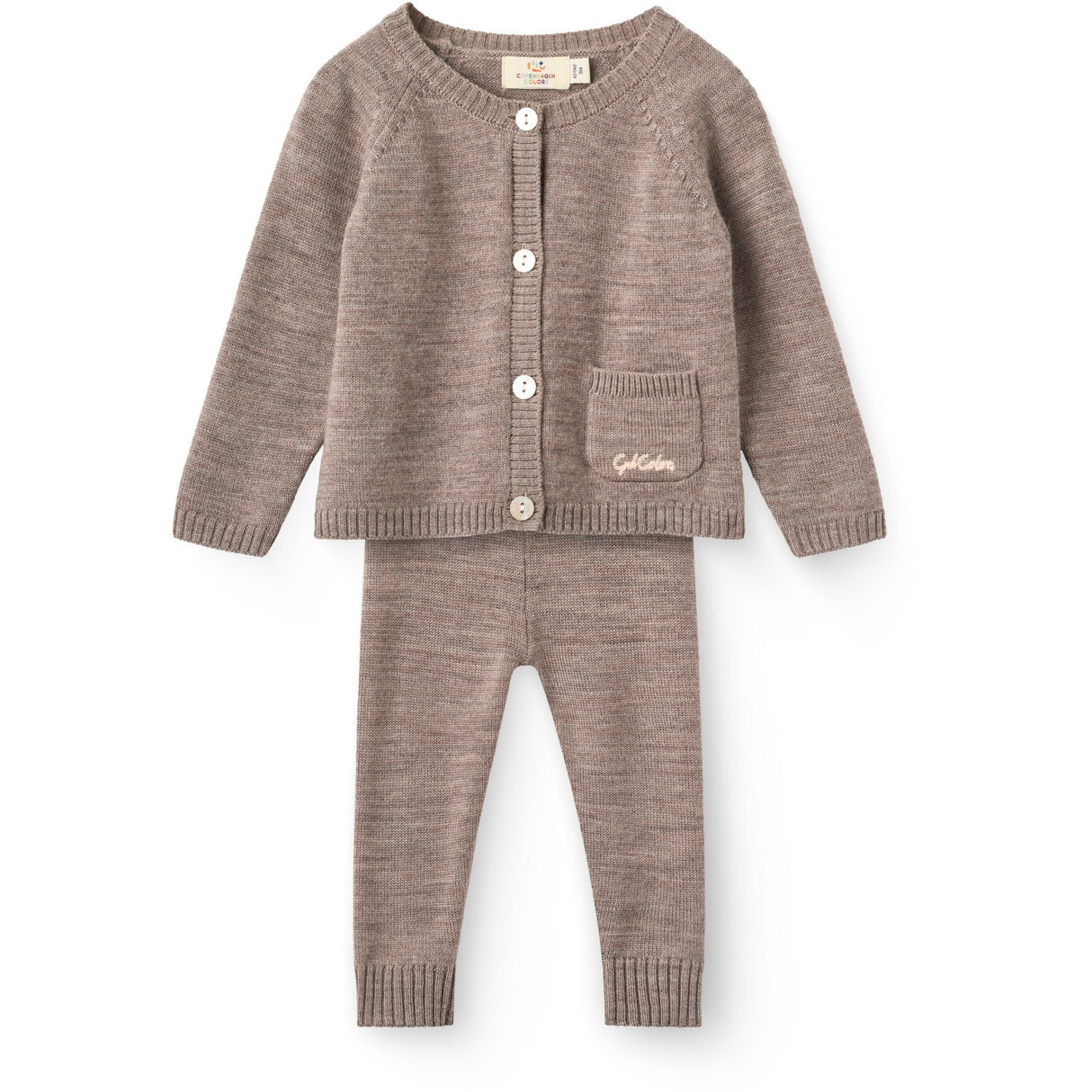 COPENHAGEN COLORS Natural Melange Classic Merino Baby Sæt