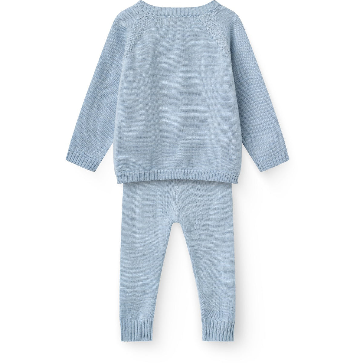 COPENHAGEN COLORS Dusty Blue Classic Merino Baby Sæt