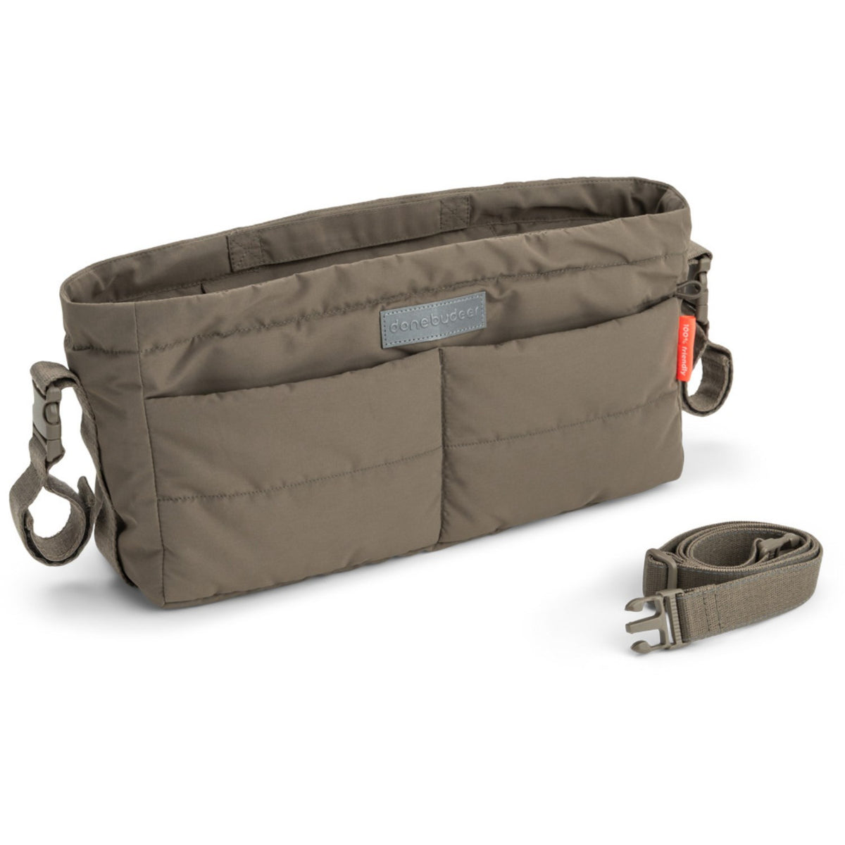 DonebyDeer Taupe Stroller Organiser